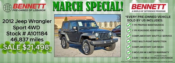 Pre-Owned Car Specials | Pre-owned dealer in Lebanon PA | Shop Used Today!